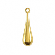 Metall Anh&auml;nger DQ Tropfenf&ouml;rmig Gold (Nickelfrei)