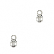 Metall Anh&auml;nger DQ Ball Antik silber (Nickelfrei)