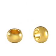 Metall Perlen DQ Rondellen 7mm Gold (Nickelfrei)