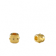Metall Perlen DQ Tubes Gold (Nickelfrei)