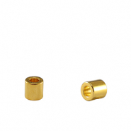 Metall Perlen DQ Tubes Gold (Nickelfrei)