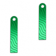 Statement-Anh&auml;nger Bar Welle Metallic kelly green