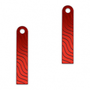 Statement-Anh&auml;nger Bar Welle Metallic red