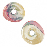DQ Griechische Keramik Perlen Donut Multicolour