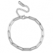 Gliederarmb&auml;nder aus Stainless Steel - Rostfreiem Stahl Silver