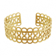 Armb&auml;nder aus Stainless Steel - Rostfreiem Stahl Bangle Gold