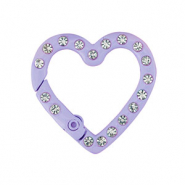 Farbiges Zubeh&ouml;r Schl&uuml;ssel Anh&auml;nger Herz Purple