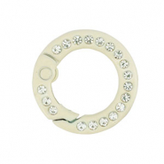 Farbiges Zubeh&ouml;r Schl&uuml;ssel Anh&auml;nger Ring Off white