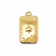 BY31&reg; Stainless Steel - Rostfrei Stahl Anh&auml;nger Pikass Gold