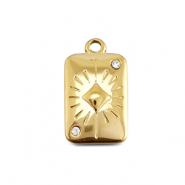 BY31&reg; Stainless Steel - Rostfrei Stahl Anh&auml;nger Kaoass Gold