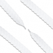 Trendy Schn&uuml;rsenkel mit Herzkante White
