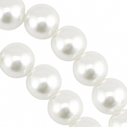 Glaswachsperlen 16mm White