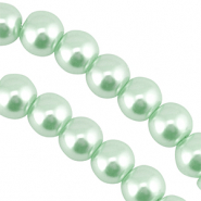 Glaswachsperlen 8mm Pastel mint green