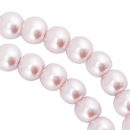 Glaswachsperlen 8mm Light pastel pink