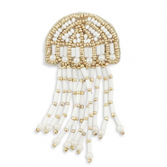 Broschen Qualle White-gold