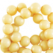 4 mm Acrylperlen shiny Daffodil yellow