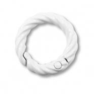 Farbiges Zubeh&ouml;r Schl&uuml;ssel Anh&auml;nger Ring White