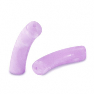 Acryl perlen Tube Lilac marble