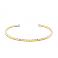 Armb&auml;nder aus Stainless Steel - Rostfreiem Stahl Bangle Gold