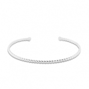 Armb&auml;nder aus Stainless Steel - Rostfreiem Stahl Bangle Silver
