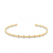 Armb&auml;nder aus Stainless Steel - Rostfreiem Stahl Bangle Gold
