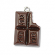Resin Anh&auml;nger Schokolade Dark brown