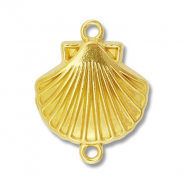 Stainless Steel - Rostfrei Stahl Zwischenst&uuml;ck Muschel Gold