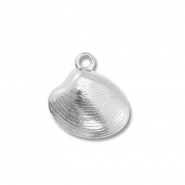 Stainless Steel - Rostfrei Stahl Anh&auml;nger Muschel Silver