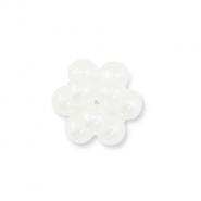 Anh&auml;nger Perlen Blume White