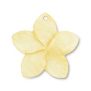 Muschel Anh&auml;nger Blume Yellow