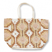 BY31&reg; Strandtasche Beige-brown-gold