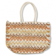 BY31&reg; Strandtasche Beige-brown-gold
