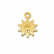 Metall Anh&auml;nger DQ Sonne Gold (Nickelfrei)