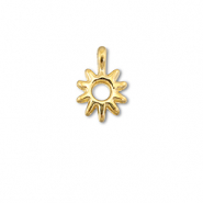 Metall Anh&auml;nger DQ Sonne Gold (Nickelfrei)