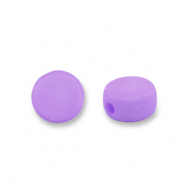 Acryl Perlen Disc Lavender