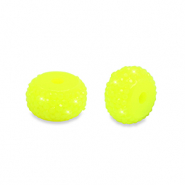 Resin Perlen Rondell 12mm Neon yellow