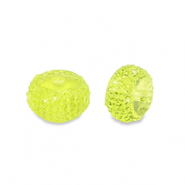 Resin Perlen Rondell 10mm Light green
