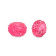 Resin Perlen Rondell 8mm Pink
