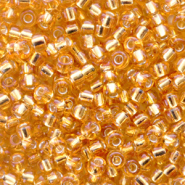 Miyuki Rocailles 8/0 Silverlined dark gold 8-4