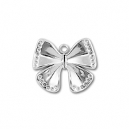 Stainless Steel - Rostfrei Stahl Anh&auml;nger Schmetterling Silver