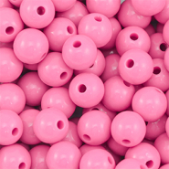 10 mm DQ Acrylperlen Pink