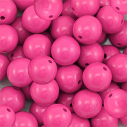 16 mm DQ Acrylperlen Magenta pink