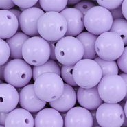14 mm DQ Acrylperlen Pastel lilac