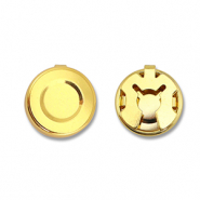 Eco-brass&reg; (nachaltiges Messing) Knopfabdeckung Gold