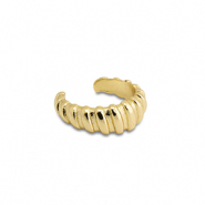 Ohrringe aus Stainless Steel - Rostfreiem Stahl Ear Cuff Gold