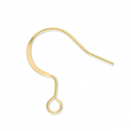 Stainless Steel - Rostfrei Stahl Schmuckzubeh&ouml;r Ohrringe / Ohrh&auml;nger mit &Ouml;se Gold