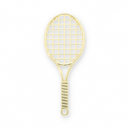 Statement-Anh&auml;nger Tennisschl&auml;ger Gold