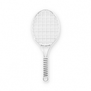 Statement-Anh&auml;nger Tennisschl&auml;ger Silver