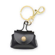 Schl&uuml;sselanh&auml;nger Handtasche Black-gold
