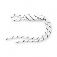 Schl&uuml;sselanh&auml;nger Paracord White-black